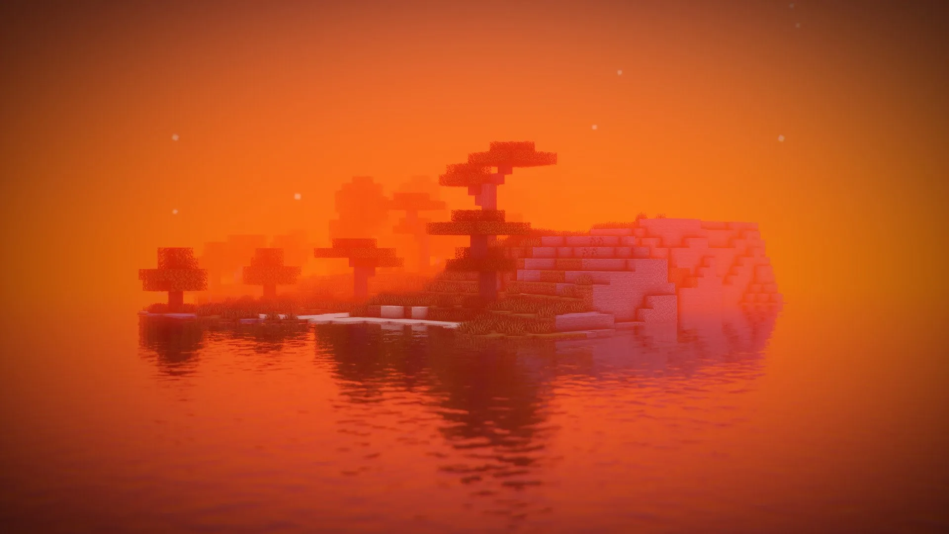 DrDestens Shaders: Закат на острове.