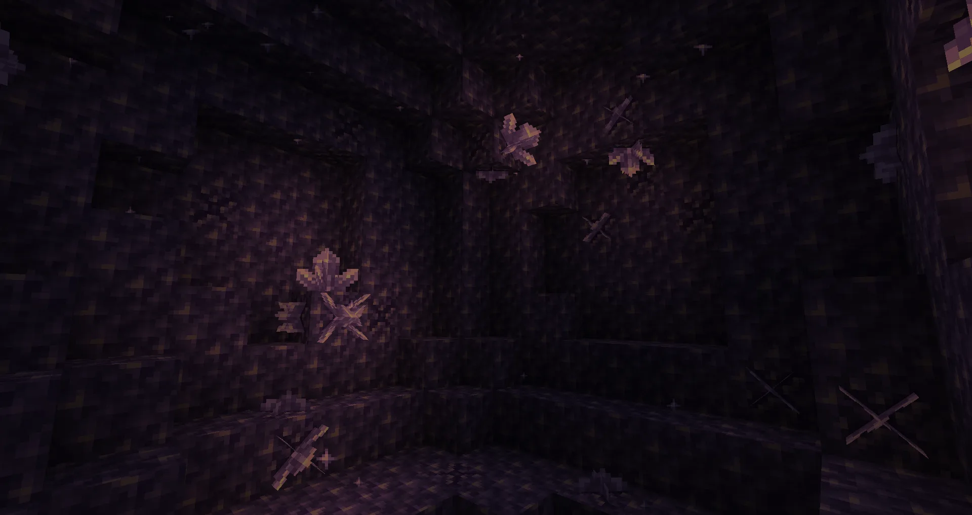 Мерцающие аметисты в проекте Subtle Effects.