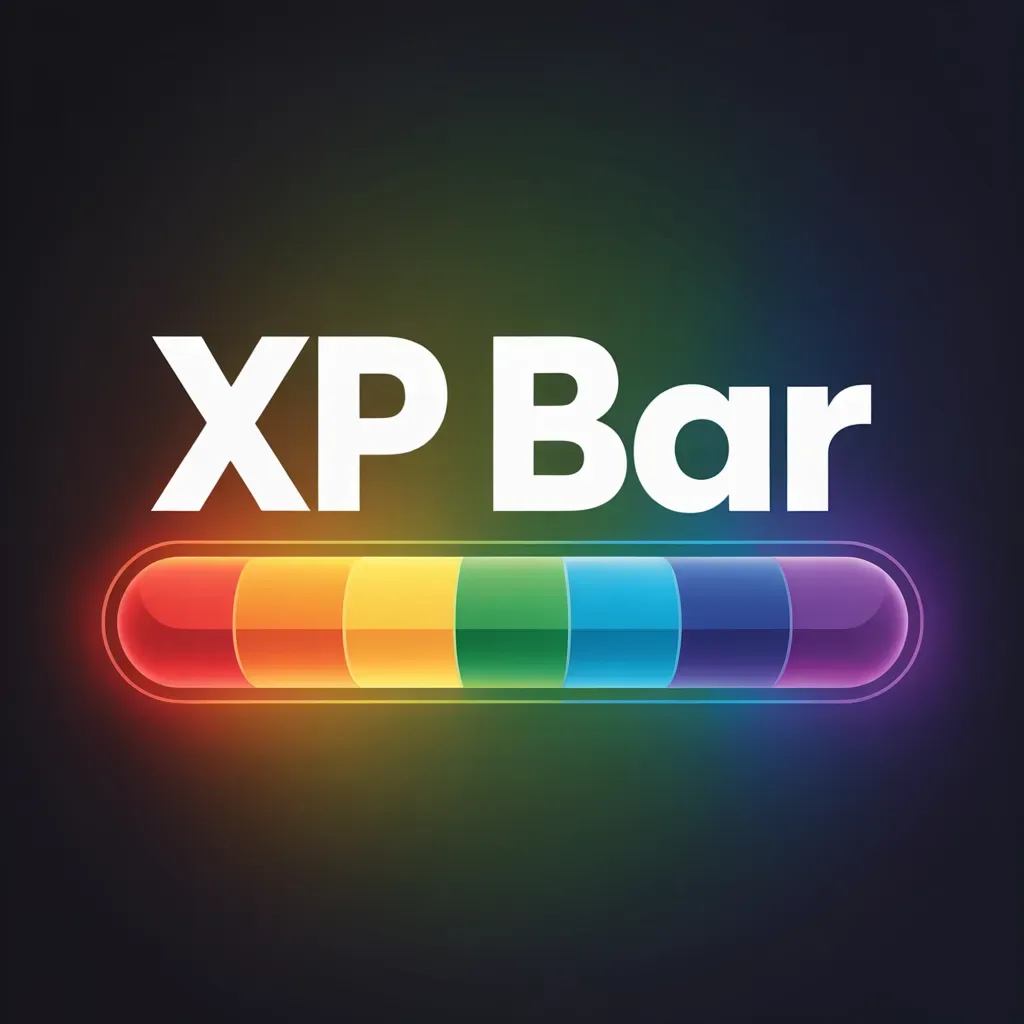 Логотип ресурс-пака Rainbow XP Bar