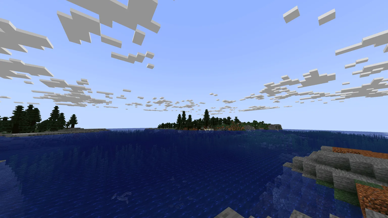 Круглый мир с изогнутым горизонтом и шейдерами.