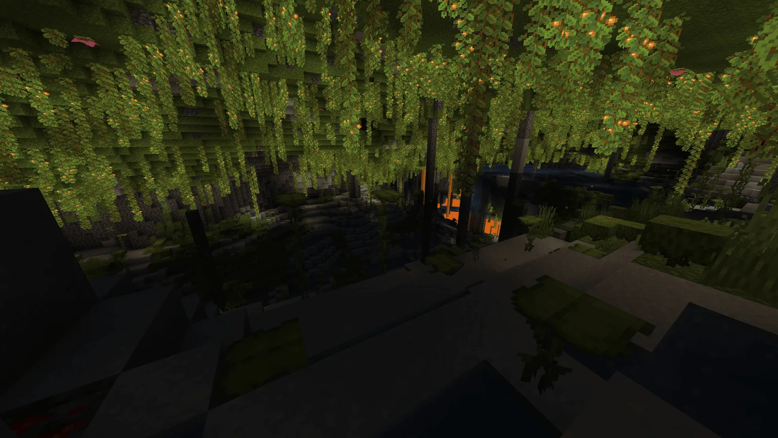 Круглый мир: пещерное освещение без шейдеров.