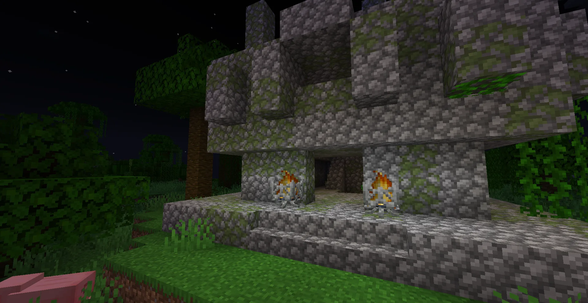 Жаровни из мода PolyDecorations перед шаблоном.