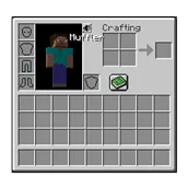 Кнопка открытия настроек мода в инвентаре игрока.