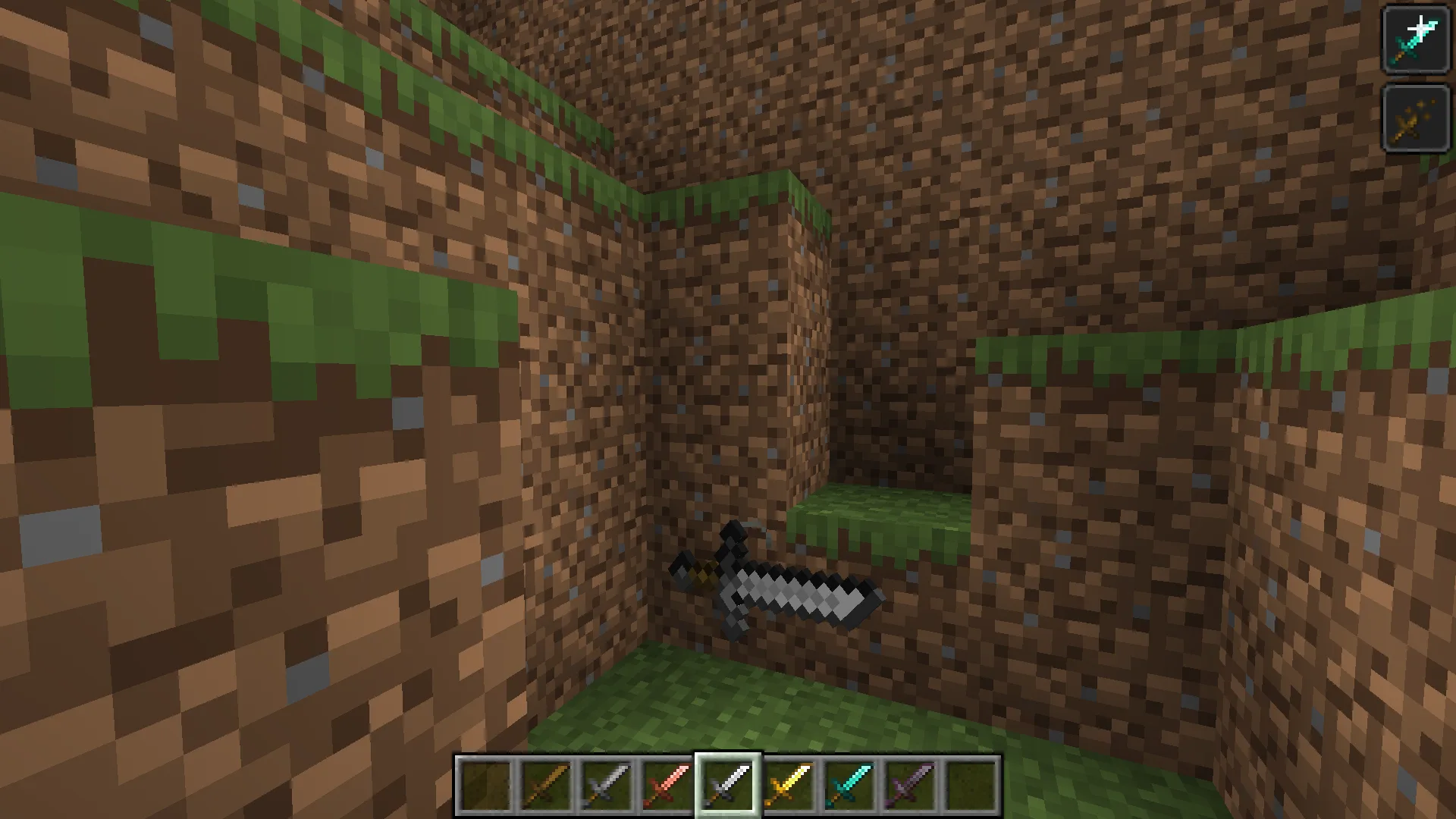 Скриншот мечей из ресурс-пака Sharp-Edged Swords