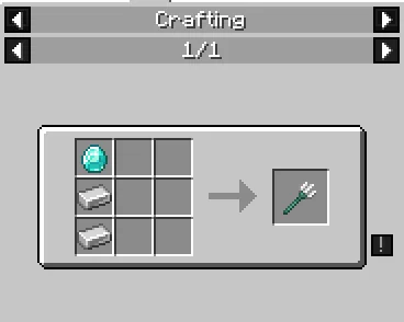 Скриншот трезубца из мода Craftable Items MOD.