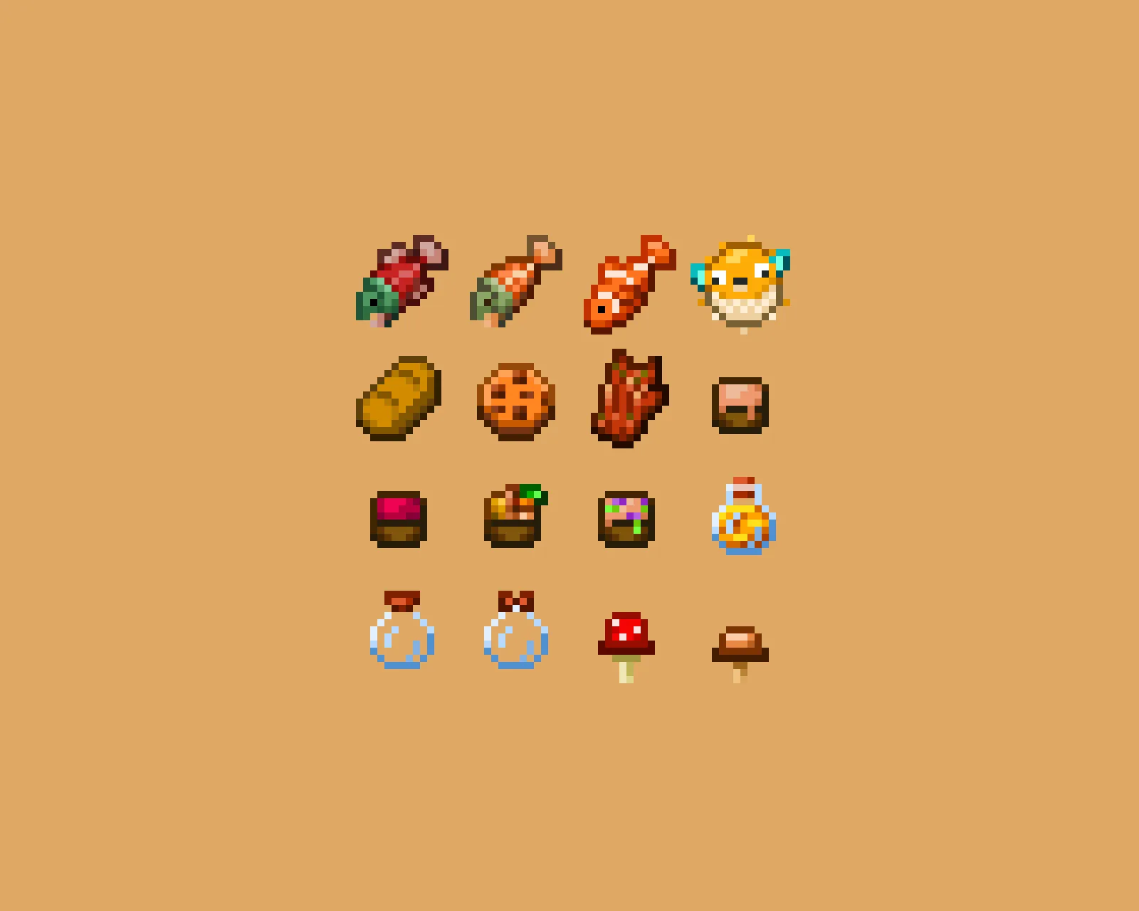 Скриншот обновления v0.75 набора Theone's Items Pack с поддержкой анимации поедания.