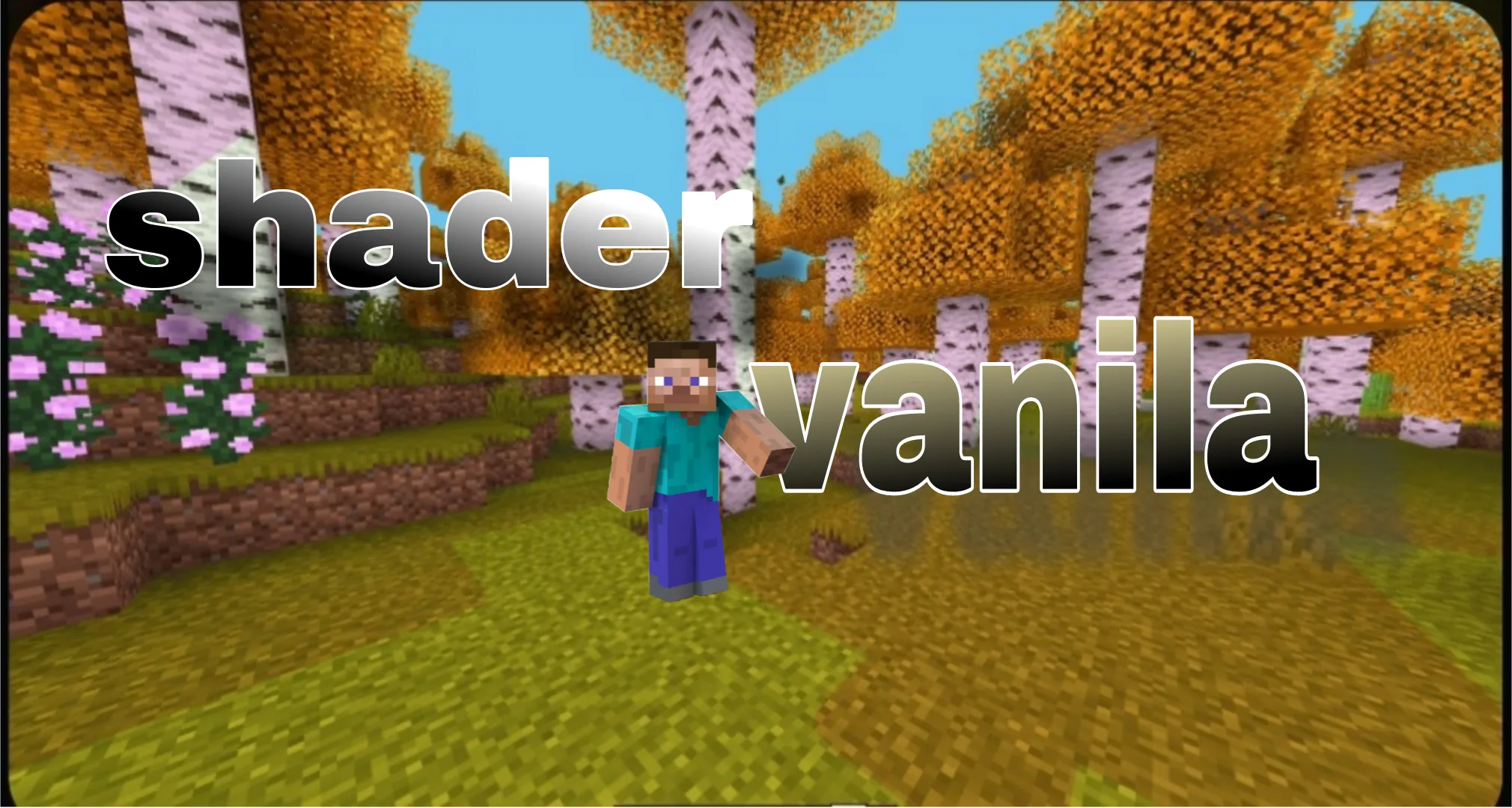 Shader_vanilla: шейдер, улучшающий ванильный вид Minecraft.