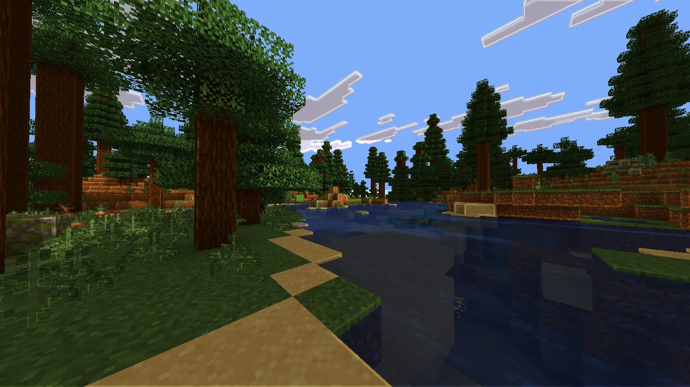 Пример работы шейдеров RealisticallyOptimized