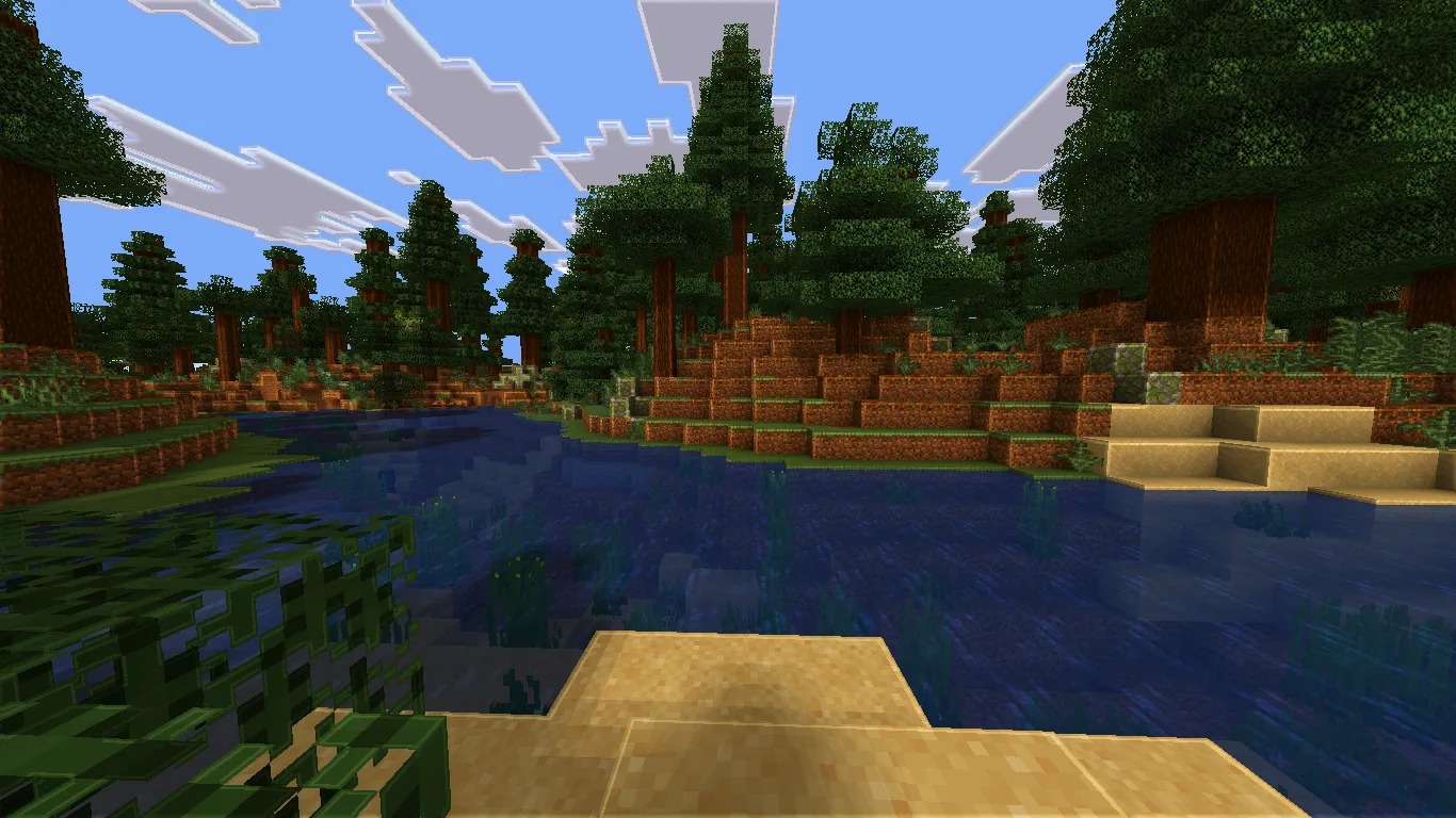 Визуализация шейдер-пака RealisticallyOptimized