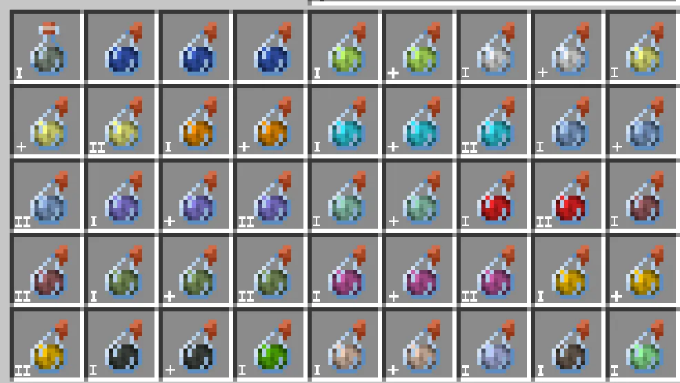 Текстуры взрывных зелий для проекта Potion Effect Indicators.