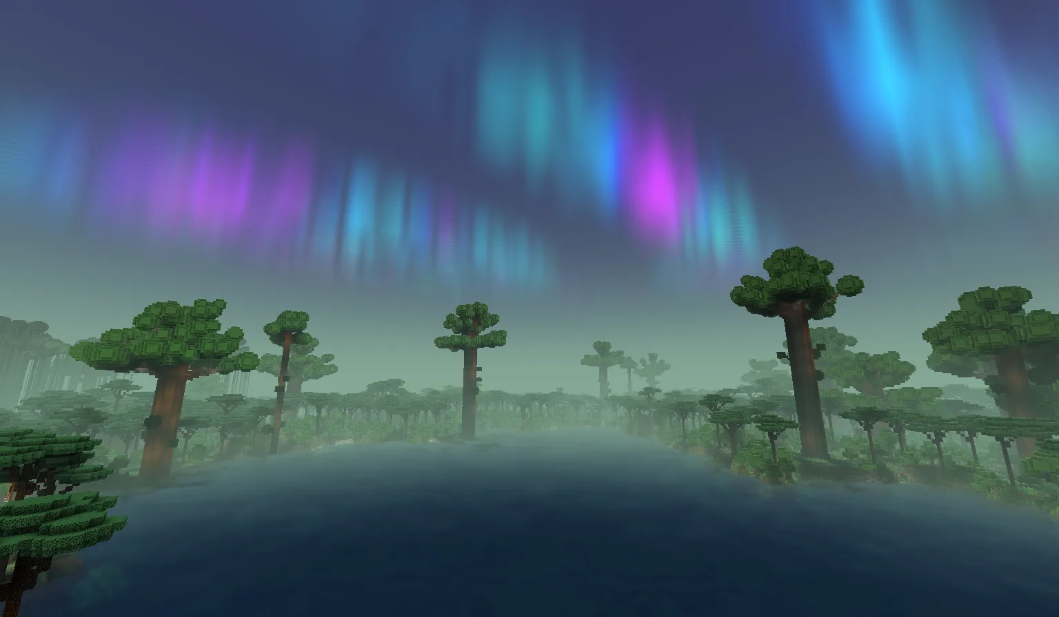 шейдеры Builder's QOL для сумеречного леса