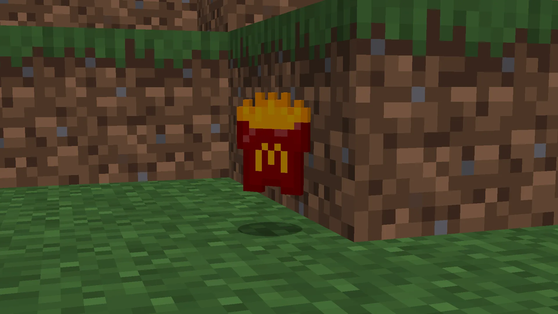 Текстура картофеля фри в стиле McFries