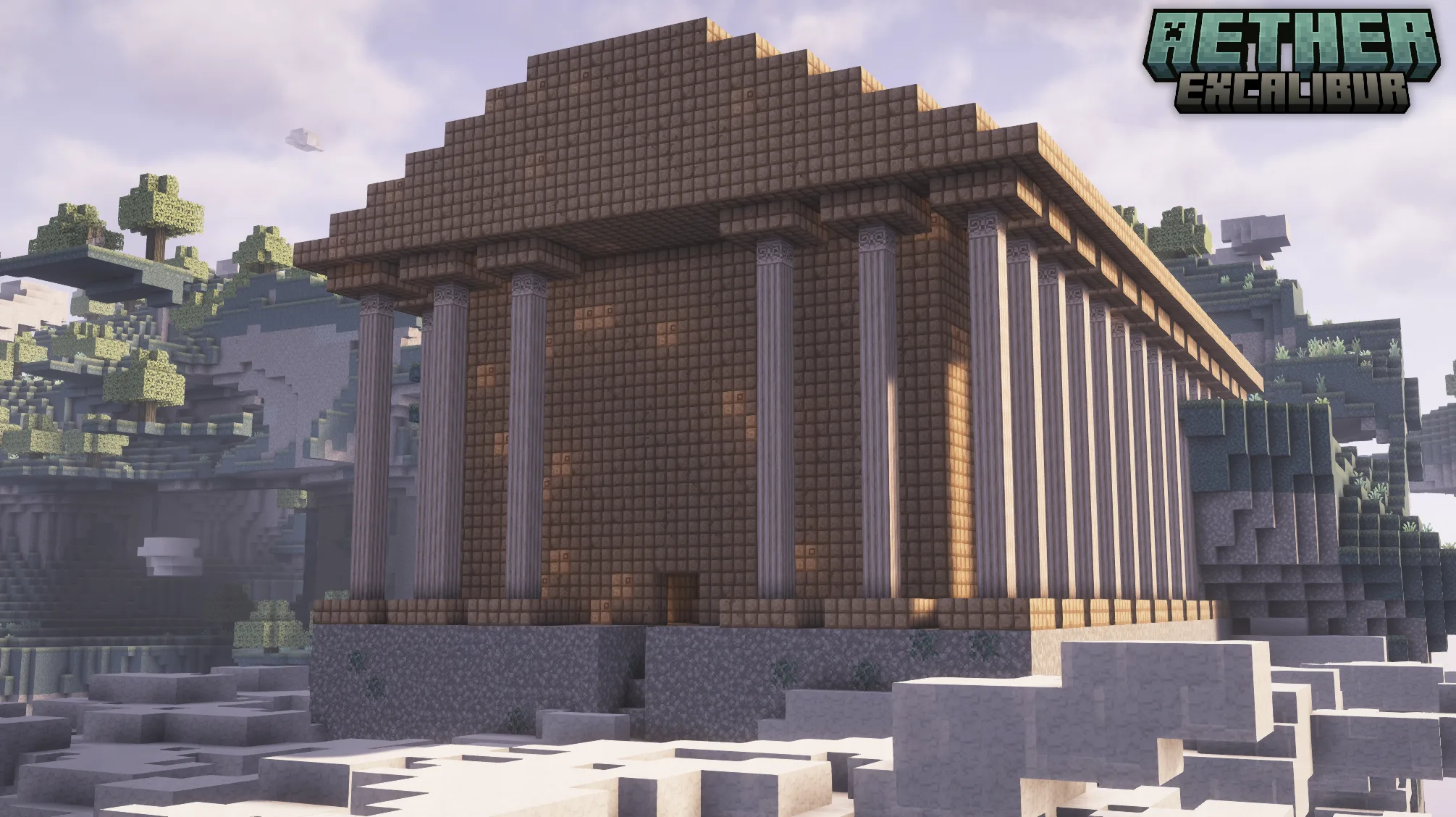 Серебряное подземелье из мода Aether для проекта Excalibur.