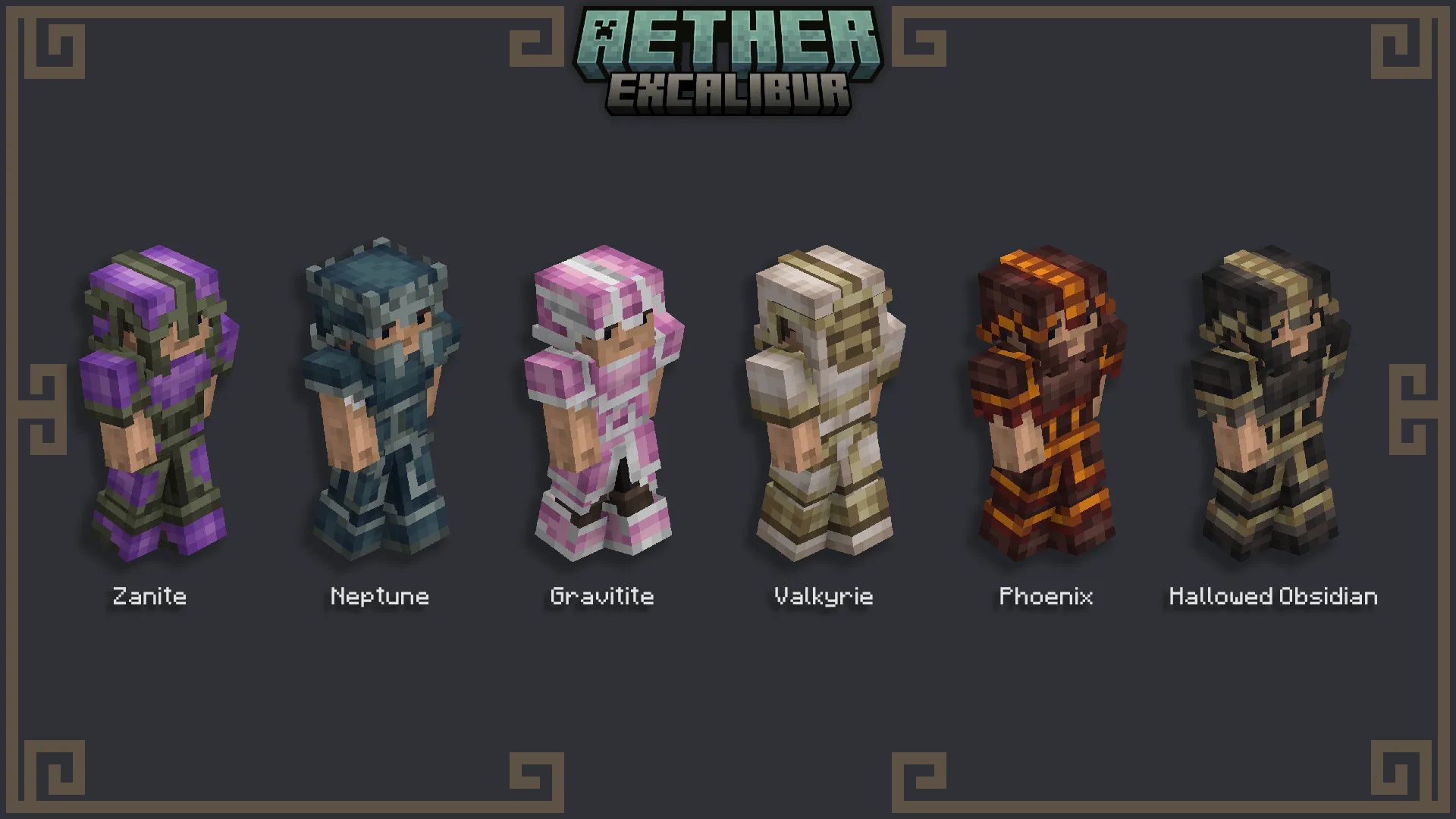 Демонстрация доспехов из проекта Excalibur | Aether Support.