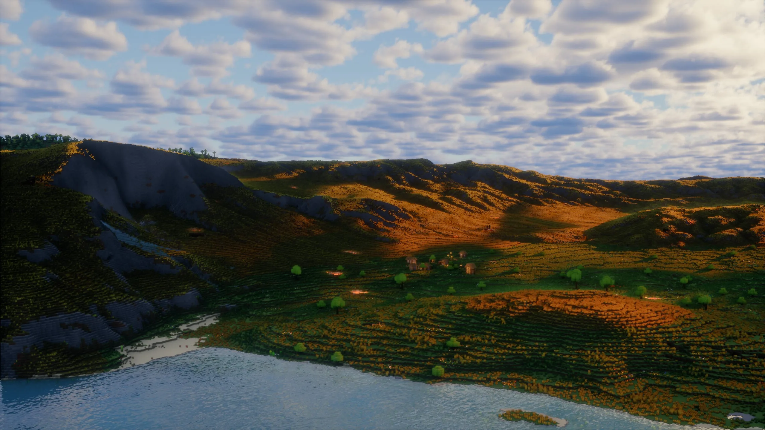 Луговой ландшафт в моде Terrain Diffusion