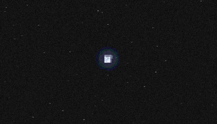 Пиксельная луна с шумом.