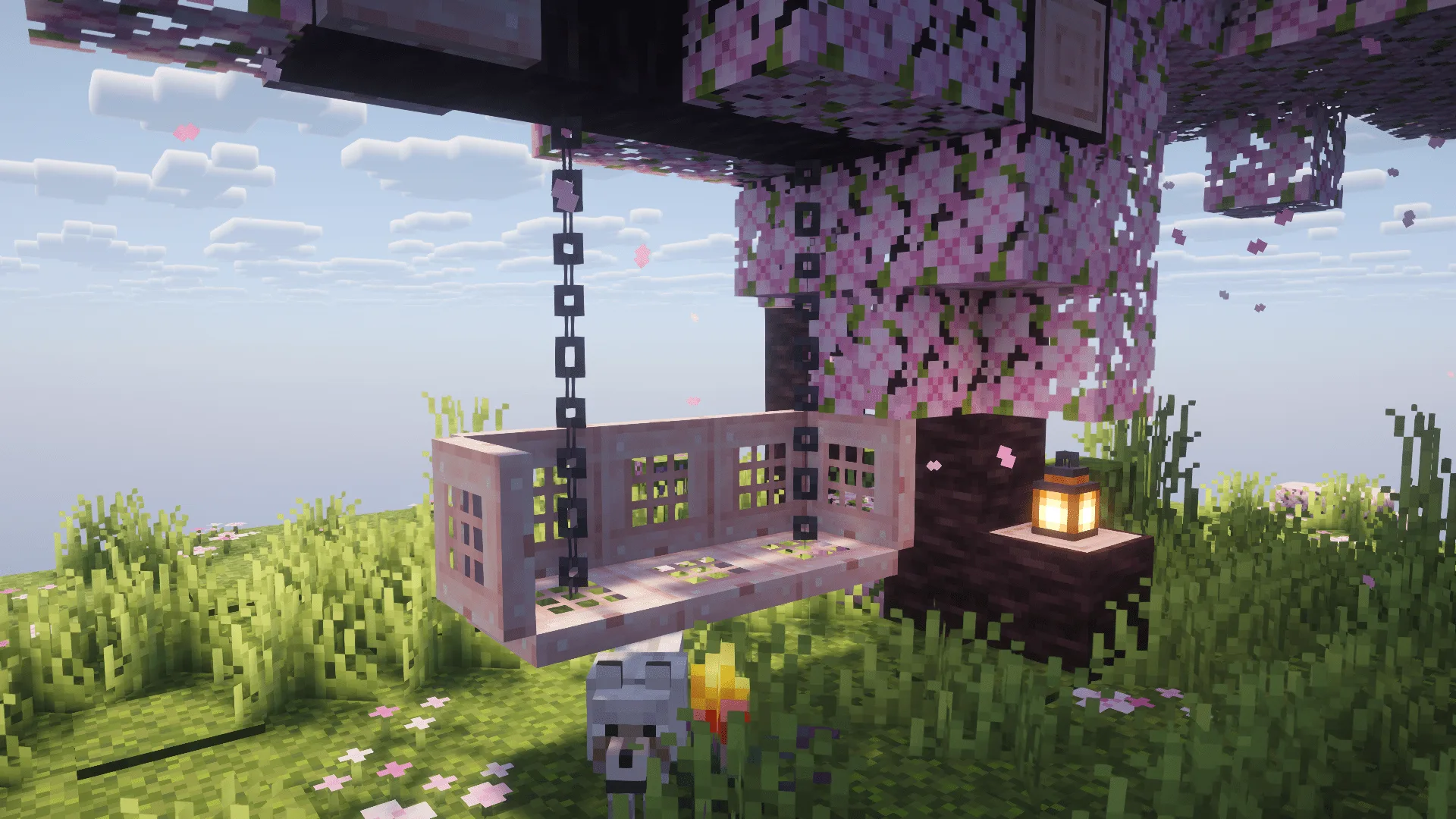 Вишневые качели в моде Structures