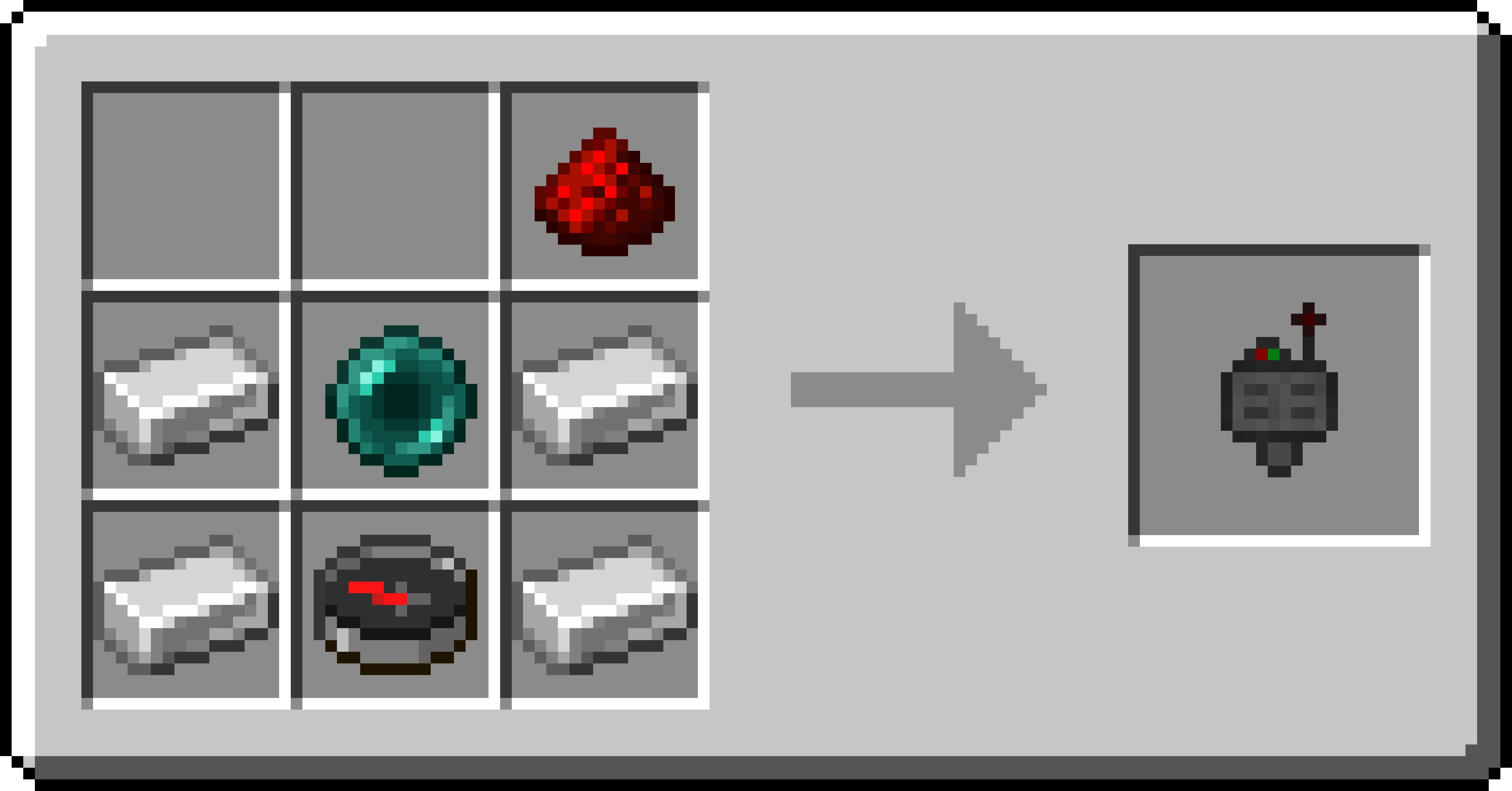 Рецепт крафта Target Definition Device для мода Wormhole.