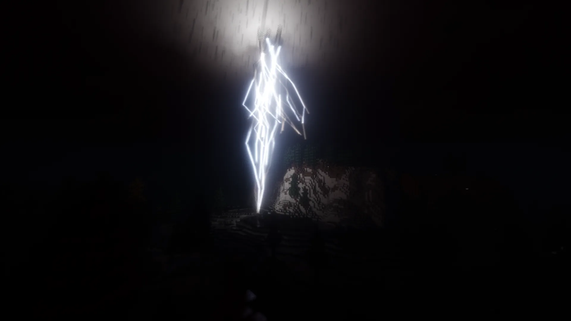 Молния над домом в стиле Spooklementary.