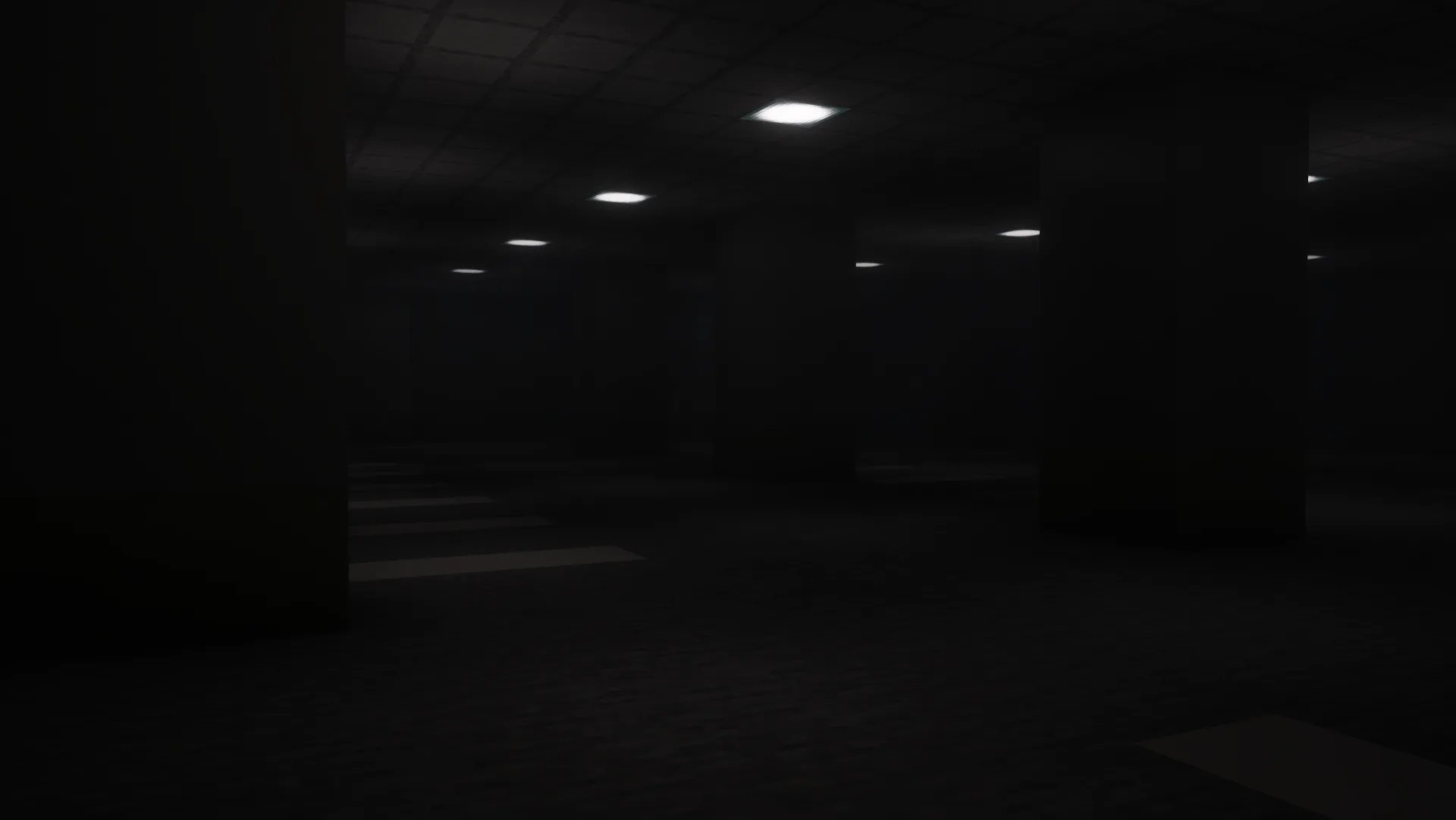 Темный коридор в стиле Spooklementary.