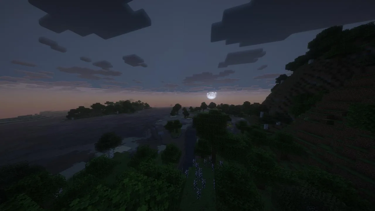 Ночное освещение и оптимизированное небо в Lumina Shader - Lite