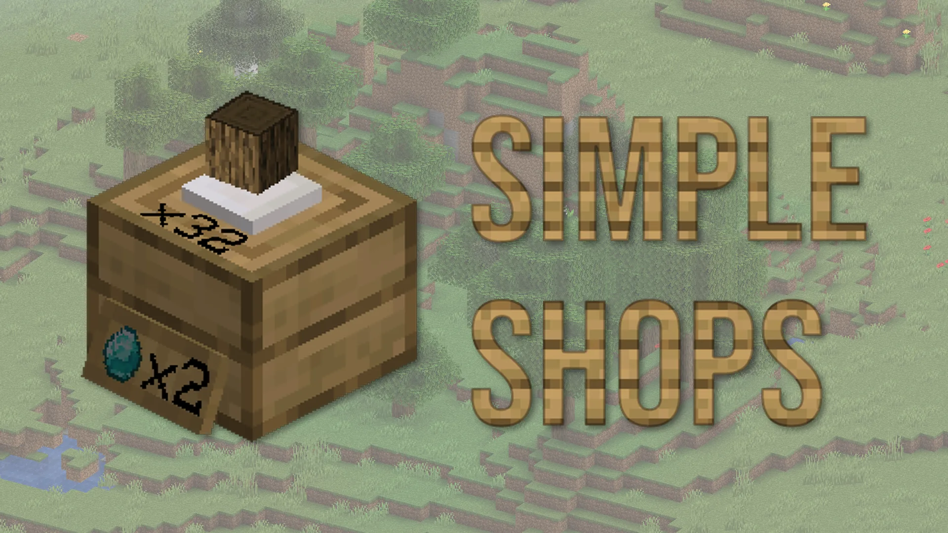 Скриншот интерфейса плагина Simple Shops для Minecraft.