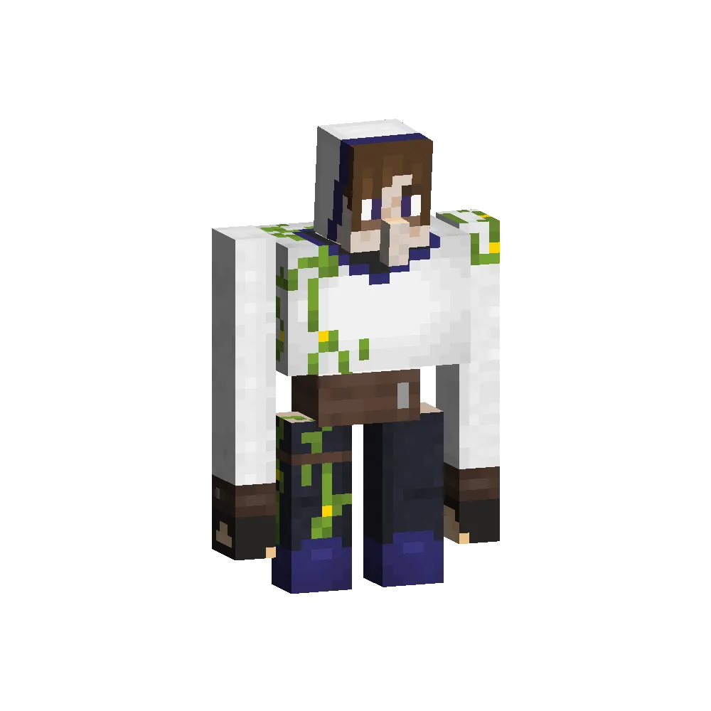 Скриншот ресурспака MineShield Mobs с изображением моба NeO.