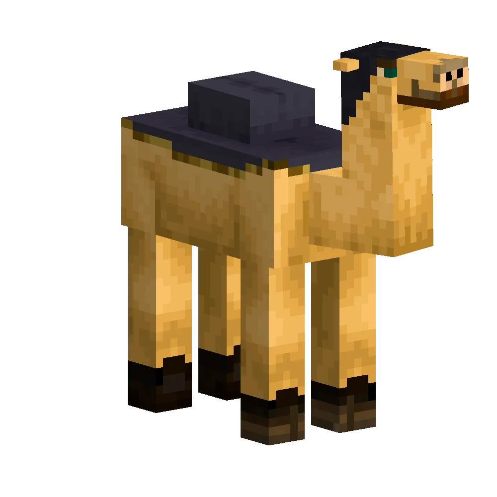 Ресурспак MineShield Mobs: модель жирафа.