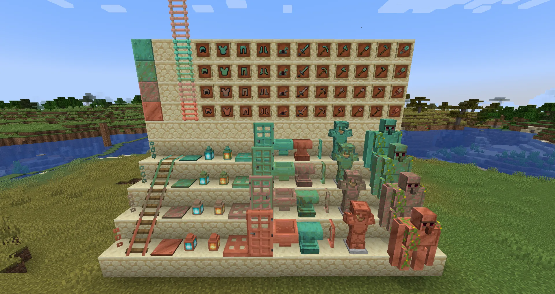 Скриншот предметов из мода Everything is Copper.