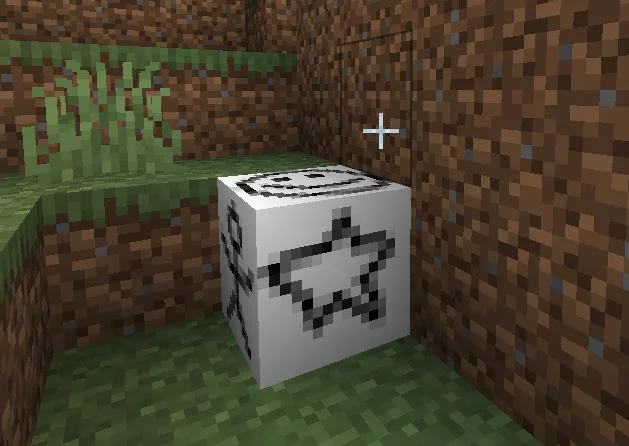 Верстак на траве, ресурс-пак Smiley Blocks