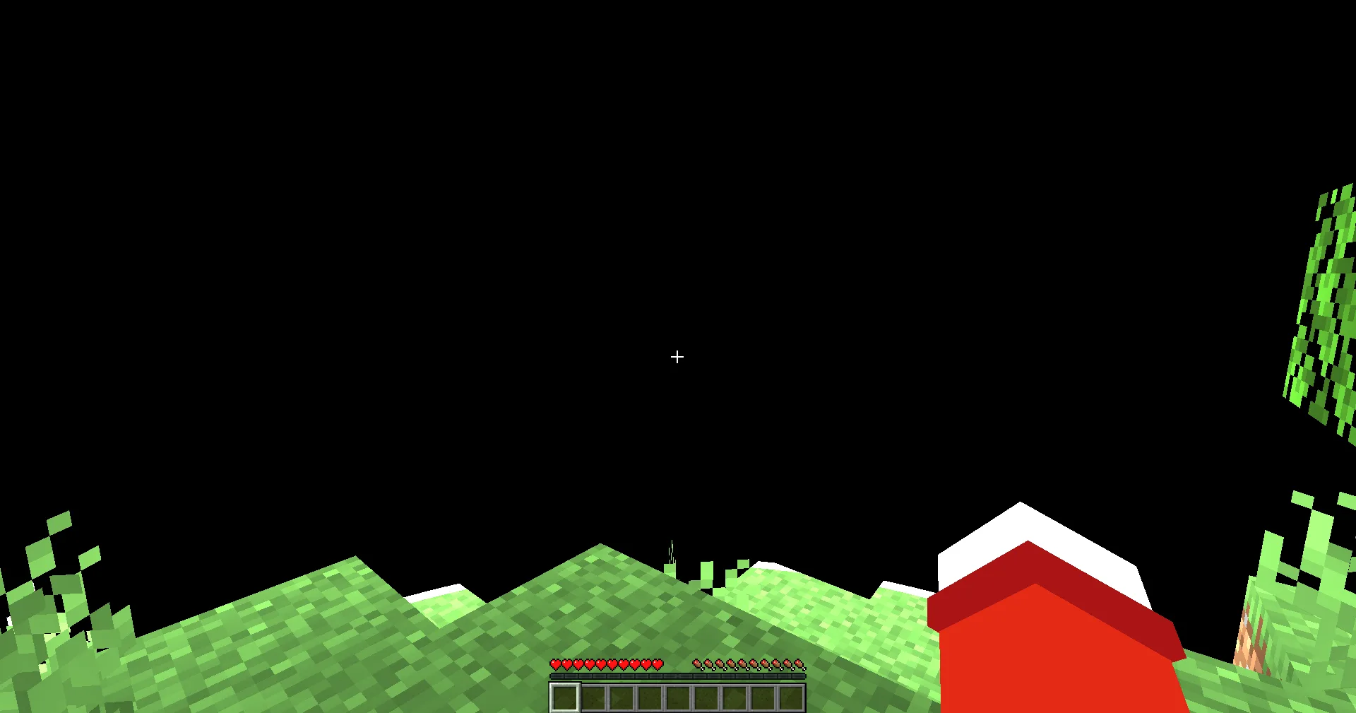 Переход от леса к пустоте с шейдерами Blind Shader