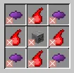 Рецепт крафта Hollow Purple в моде Cursed Techniques