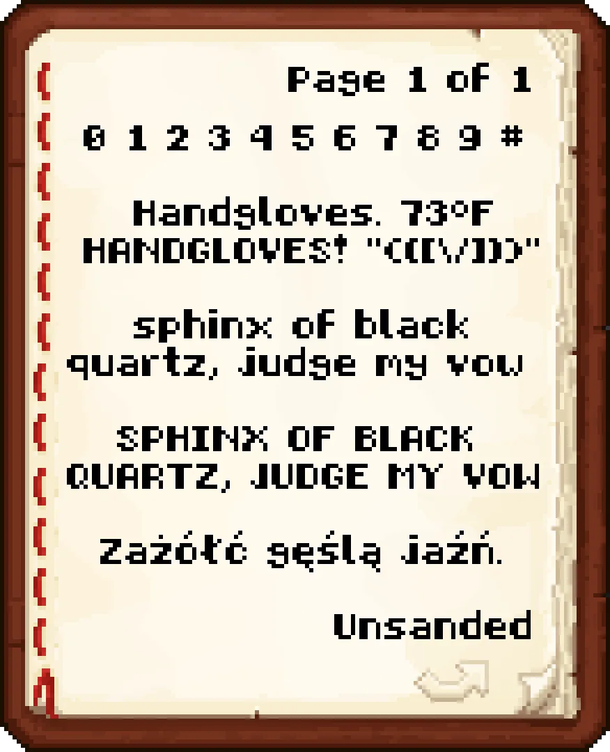 Скриншот ресурспака Unsanded, демонстрирующий текстуру объекта Specimen.