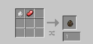 Иконка яйца призыва коровы из мода Minecraft.