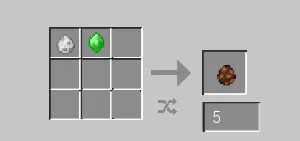 Крафт яйца призыва жителя в моде Minecraft.