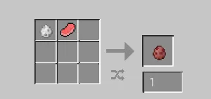 Крафтовый рецепт яйца призыва свиньи из мода Spawn Egg.