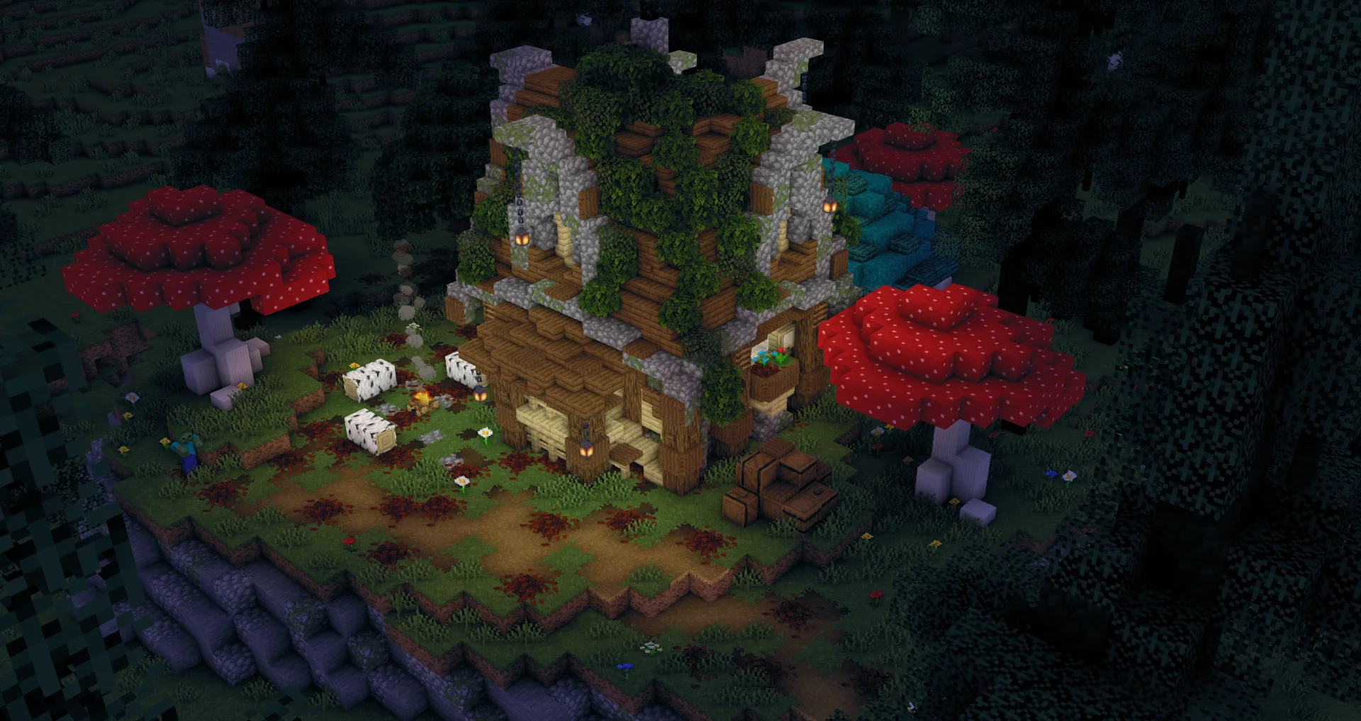 Дом в стиле "Fancy Little House 2" с шейдерами Tea.