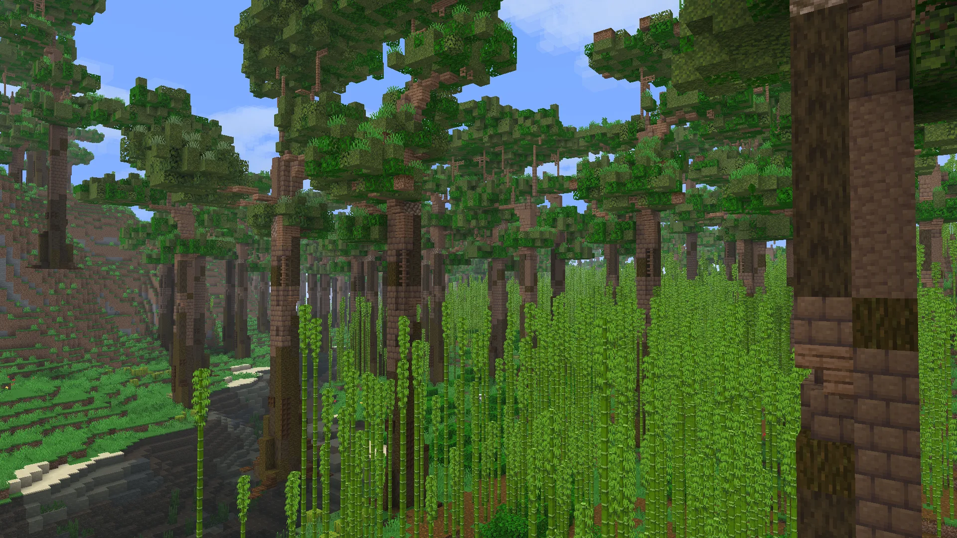 Кастомные деревья в джунглях, мод Custom Vanilla Trees