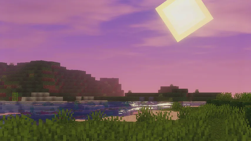 Закат в Star Shaders.