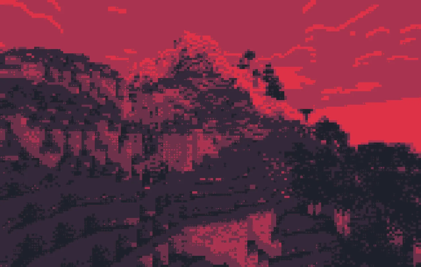 Wither Rose, пиксельная графика.