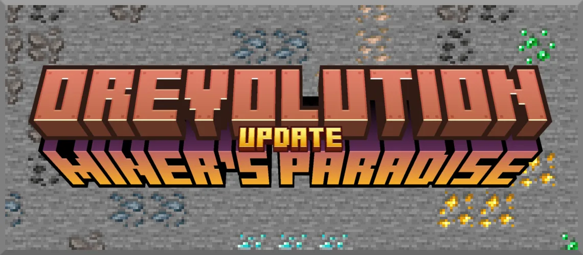 Баннер Miners Paradise для мода Orevolution