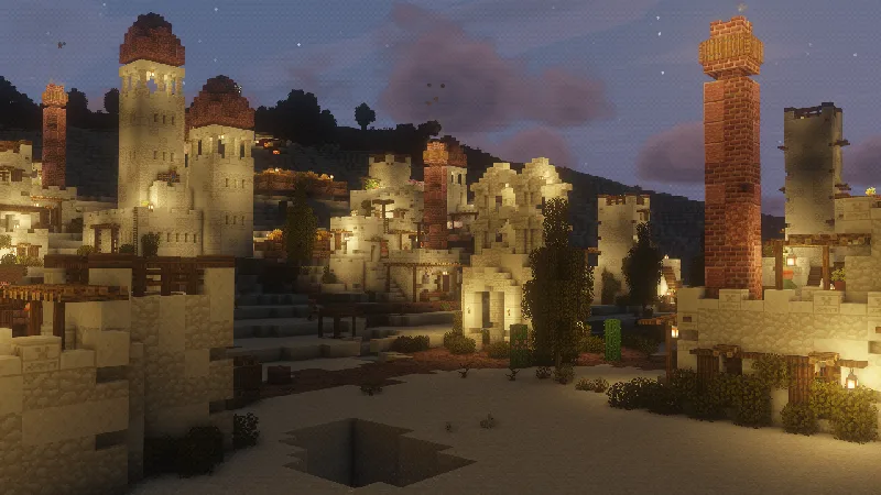 Пустынная деревня в проекте Luki's Grand Capitals.