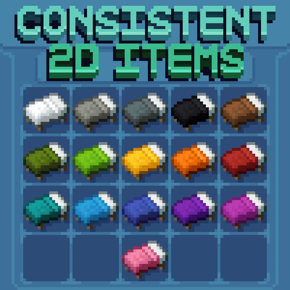Демонстрация 2D-предметов из набора Consistent 2D Items.