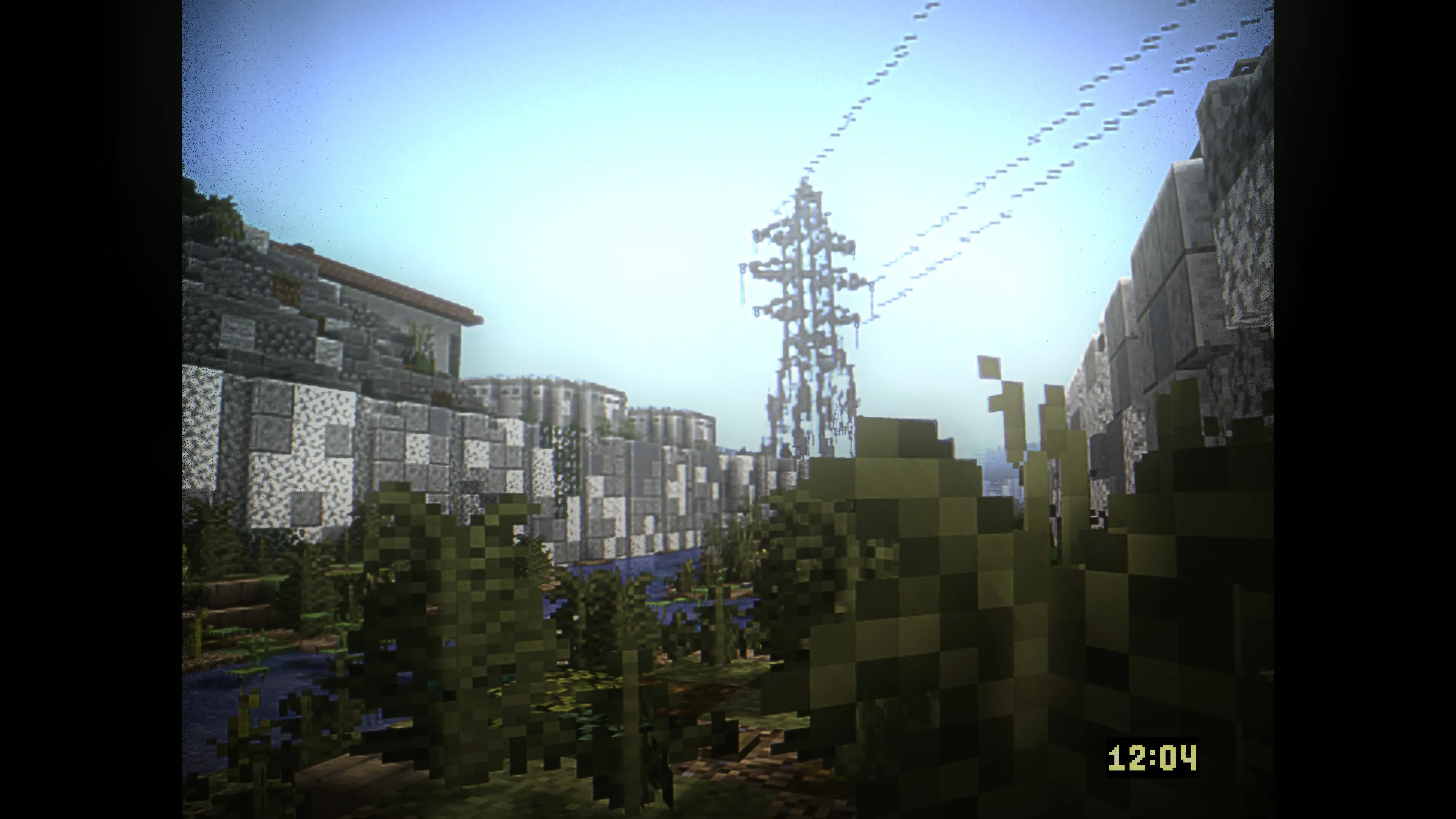 Река в Minecraft.