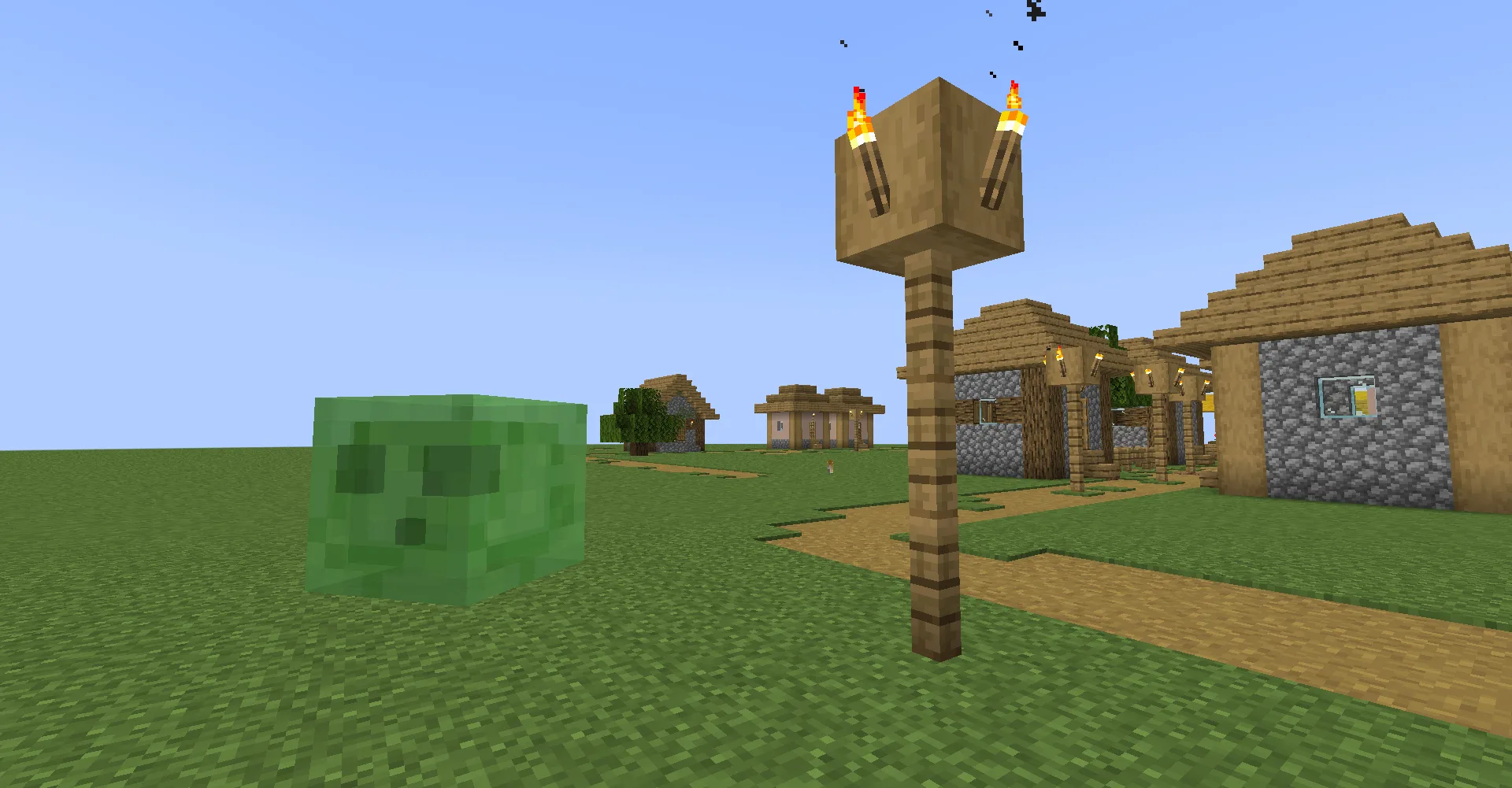 Скриншот превью мода Superflat Dimension для Minecraft.