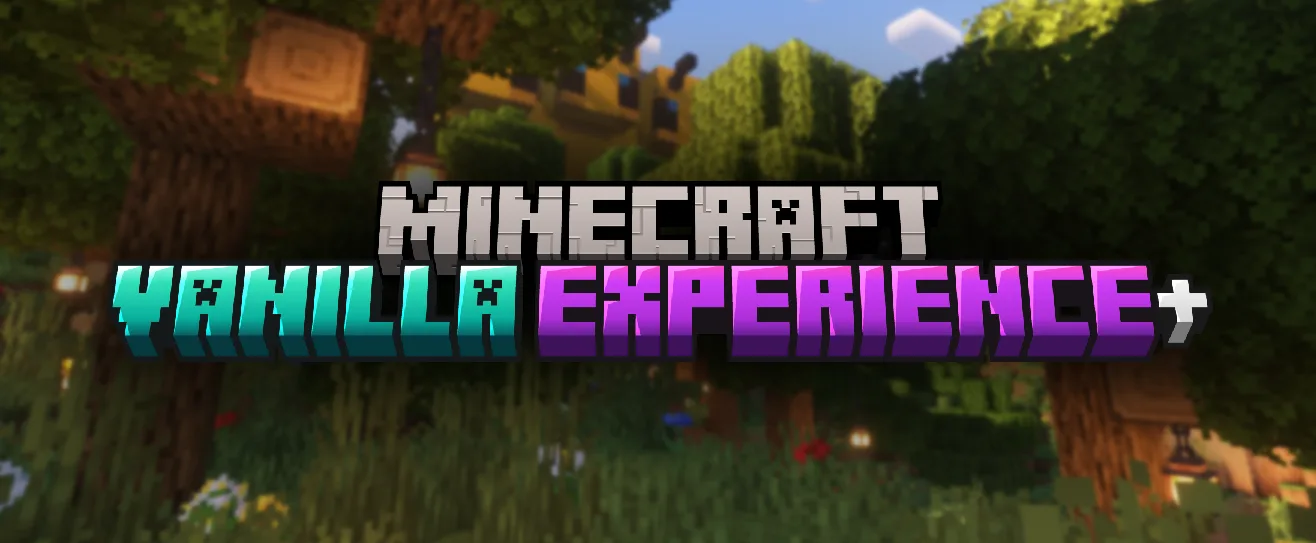 Скриншот игрового процесса мода Vanilla Experience+ в Minecraft.