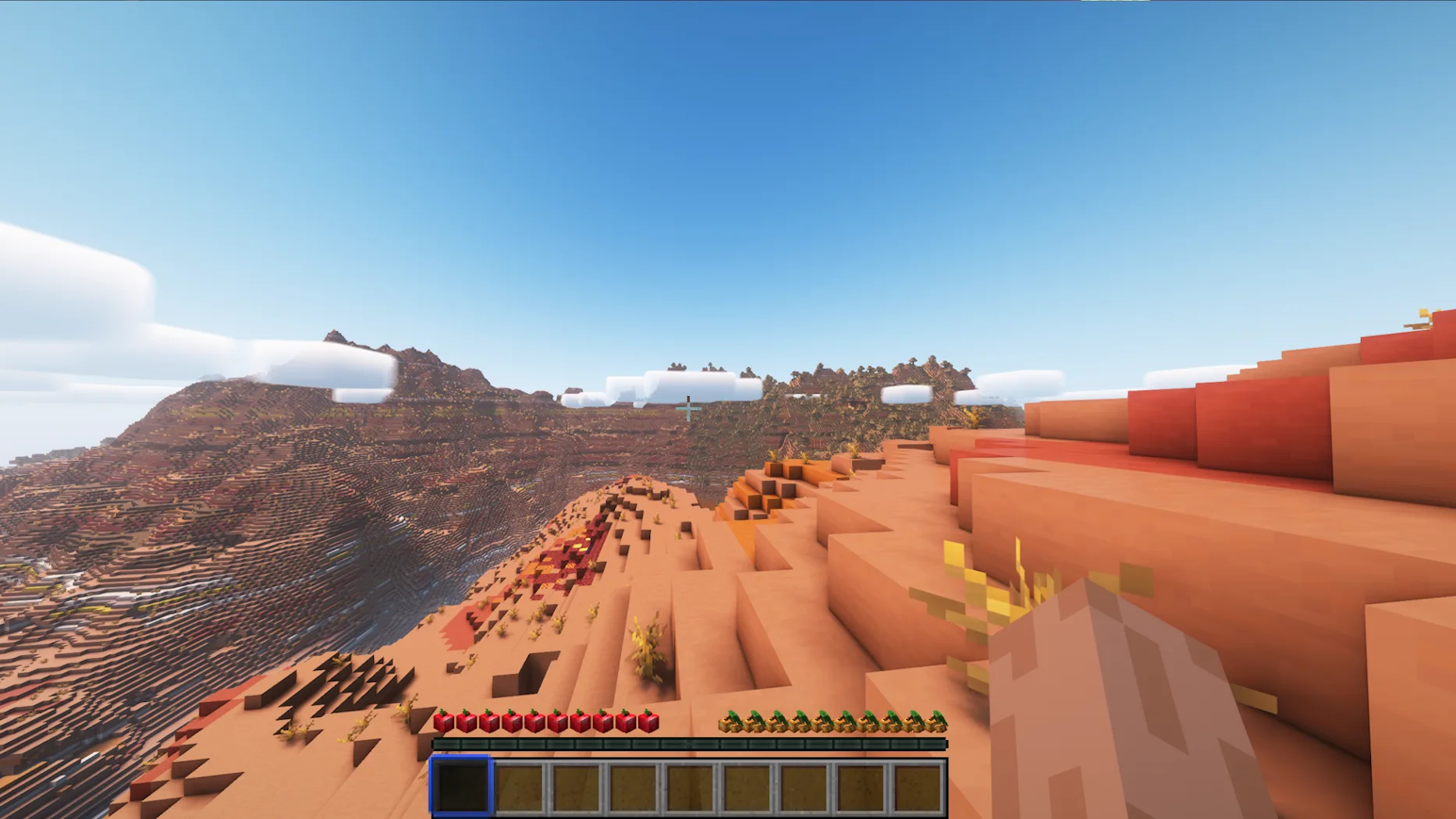 Интерфейс здоровья в ресурс-паке Fruity GUI