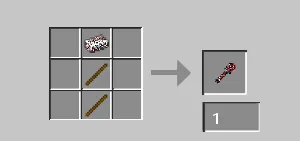 Рецепт крафта глючной лопаты в моде Glitched Tools