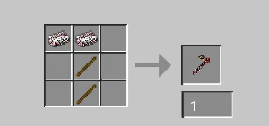 Рецепт крафта глючной мотыги в моде Glitched Tools