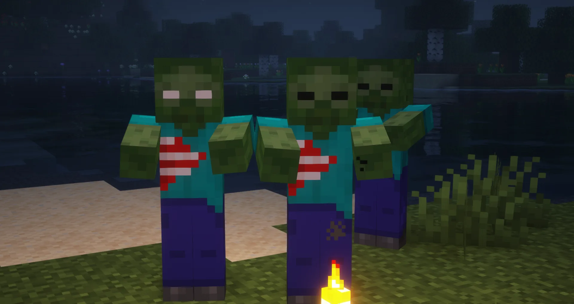 Зомби в ресурс-паке Better Animals